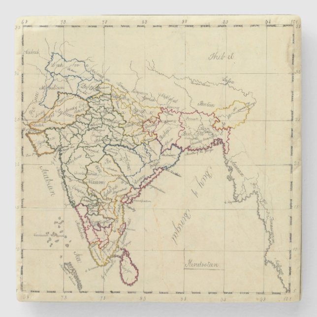 Porta-copo De Pedra Hindostan (Frente)