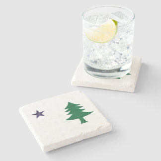 Porta-copo De Pedra Historic Pine Tree Flag of Maine (1901–1909)