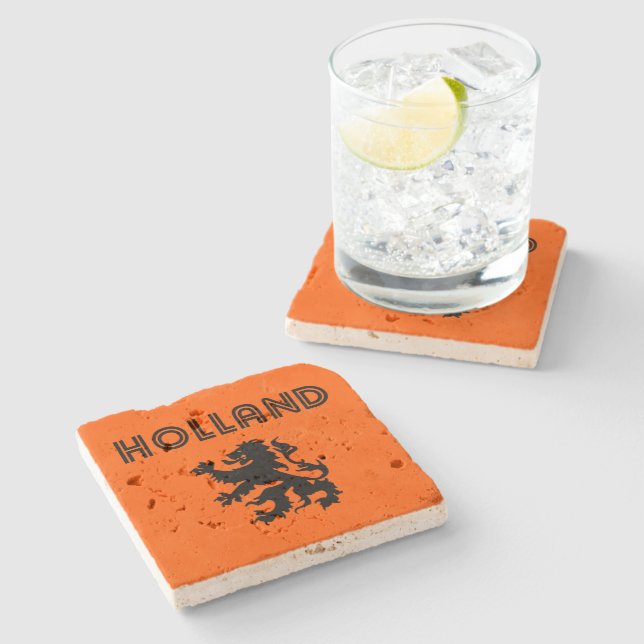 Porta-copo De Pedra Holland Retro (Lateral)