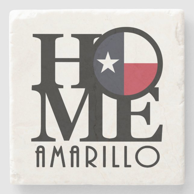 Porta-copo De Pedra HOME Amarillo (Frente)