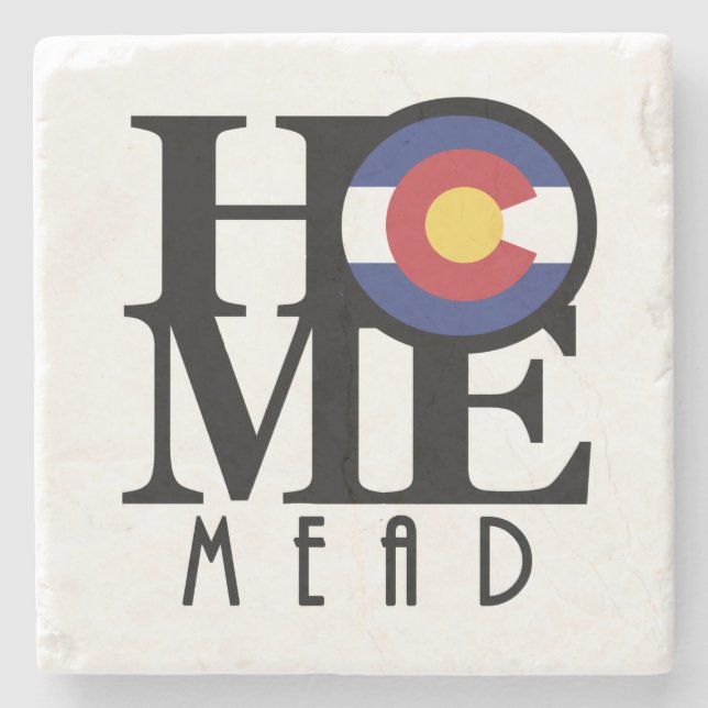 Porta-copo De Pedra HOME Mead Colorado (Frente)