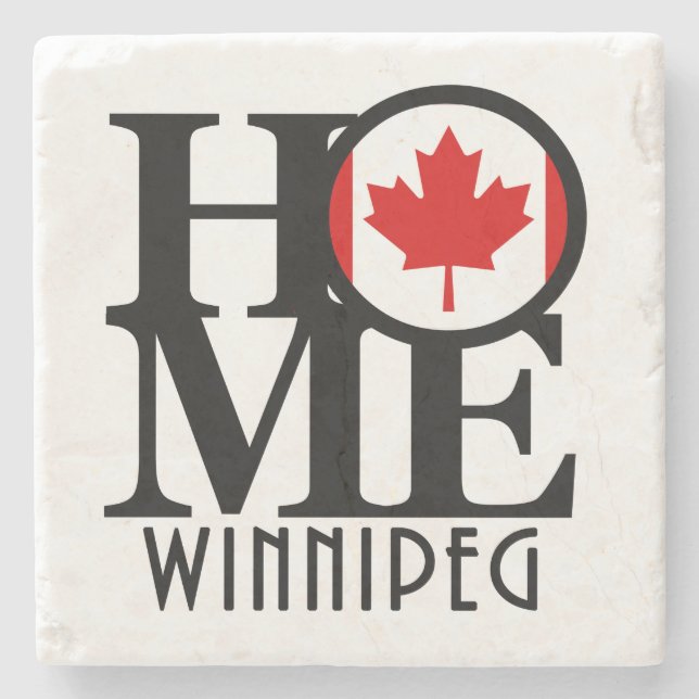 Porta-copo De Pedra HOME Winnipeg (Frente)
