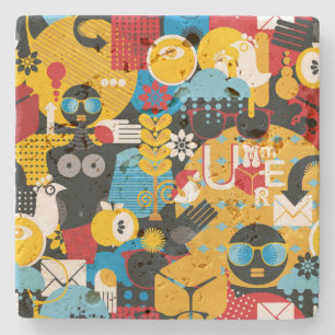 Porta-copo De Pedra Hora de Verão