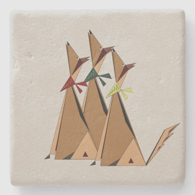 Porta-copo De Pedra Howling Stone Porta copos (Frente)