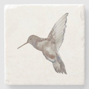 Porta-copo De Pedra Hummingbird Tropical Nature Painting Decor Costeir