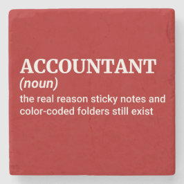 Porta-copo De Pedra Humor do Nerd financeiro