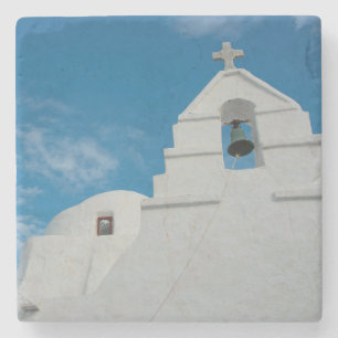 Porta-copo De Pedra Igreja típica caiada de branco