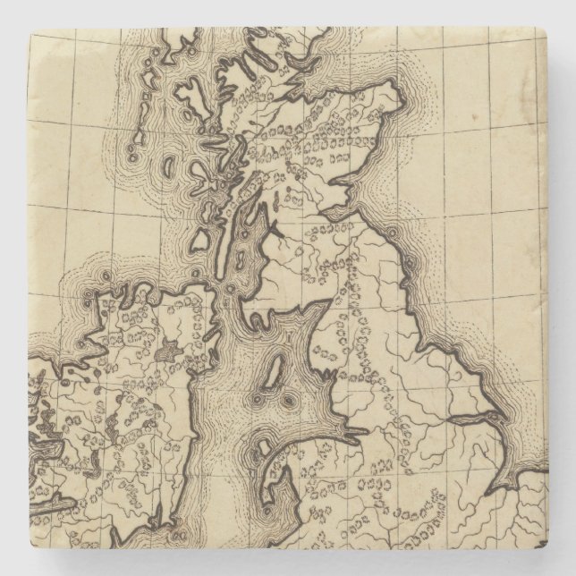 Porta-copo De Pedra Ilhas britânicas (Frente)