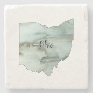 Porta-copo De Pedra Ilustração do Estado de Ohio