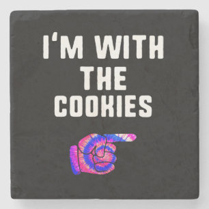 Porta-copo De Pedra Im Com Cookies   Tie Dye Produtos Engraçados