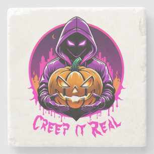 Porta-copo De Pedra Imaginem o Halloween Real, Horror