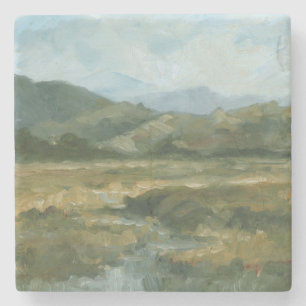 Porta-copo De Pedra Impasto Paisagem III