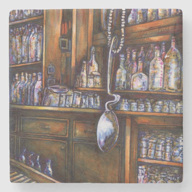 Porta-copo De Pedra Implicitamente Compreendido (Frente)