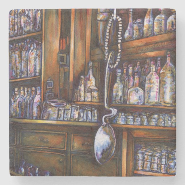 Porta-copo De Pedra Implicitamente Compreendido (Frente)