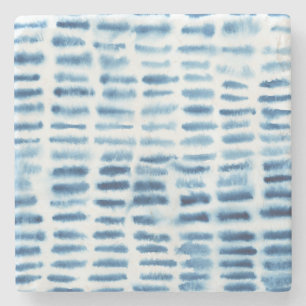 Porta-copo De Pedra Impressão Indigio Watercolor