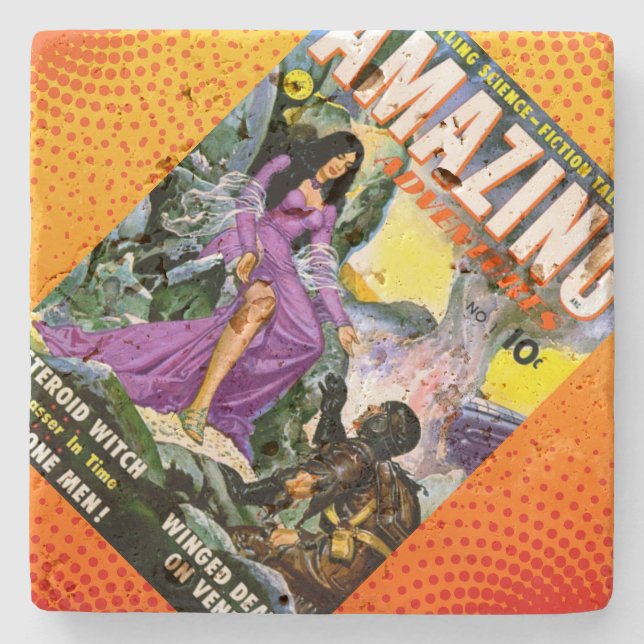 Porta-copo De Pedra Incríveis Aventuras, N.º 1 (Frente)