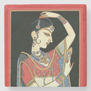 Porta-copo De Pedra Indiana, Mulher Mughal, Princesa
