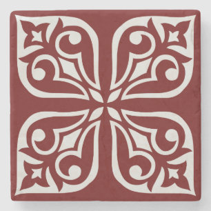 PORTA-COPO DE PEDRA INTRICAR PADRÃO DO AZULEJO
