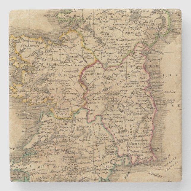 Porta-copo De Pedra Ireland 4 (Frente)