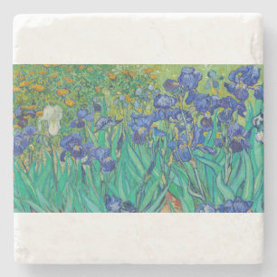 Porta-copo De Pedra Írises de Vincent van Gogh
