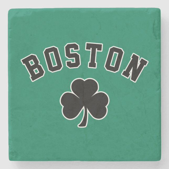 Porta-copo De Pedra Irlandeses de Boston (Frente)
