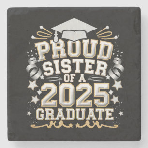 Porta-copo De Pedra Irmã Orgulhosa De Uma Formatura De Graduada Em 202