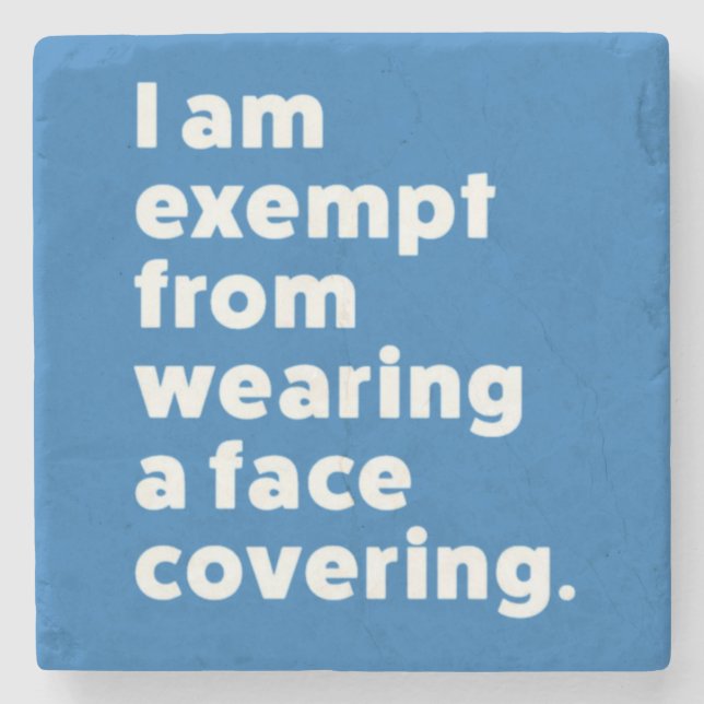 Porta-copo De Pedra Isento de Vestir uma cobertura de rosto (Frente)