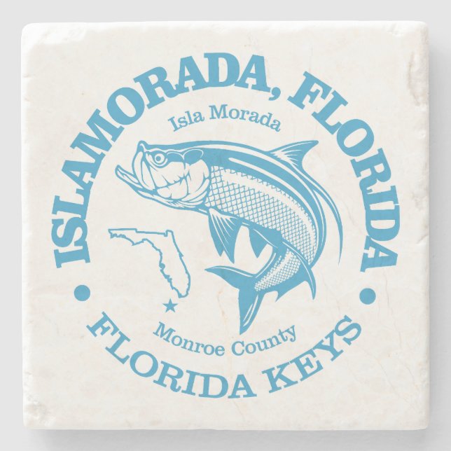 Porta-copo De Pedra Islamorada (tarpon) (Frente)