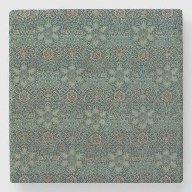 Porta-copo De Pedra Ispahan (por John Henry Dearle) (Frente)