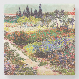 Porta-copo De Pedra Jardim De Flores Van Gogh Em Arles Floral Fine Art