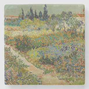 Porta-copo De Pedra Jardim de Van Gogh em Arles Impressionista Floral