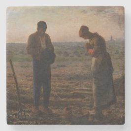 Porta-copo De Pedra Jean-Francois Millet - Angelus