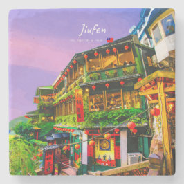 Porta-copo De Pedra Jiufen, Taiwan - Antiga Casa de Chá