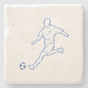 Porta-copo De Pedra jogador de futebol