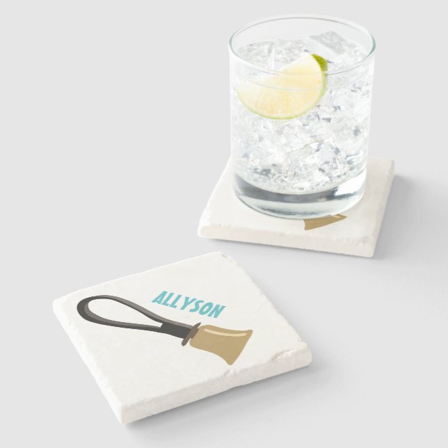 Porta-copo De Pedra Jogadores Personalizados do Coro Handbell (Lateral)