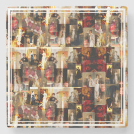 Porta-copo De Pedra John Singer Sargent Elegante Lady Portrait Collage