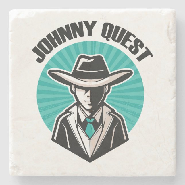 Porta-copo De Pedra Johnny Quest (Frente)