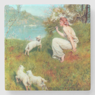 Porta-copo De Pedra Joys of Primavera (por John Collier)