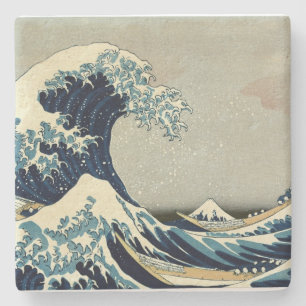 Porta-copo De Pedra Katsushika Hokusai é a onda de Excelentes de Kanag