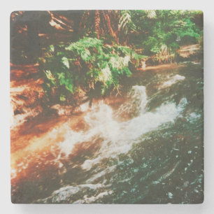 Porta-copo De Pedra Kerosene Creek, Rotorua, Nova Zelândia