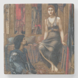 Porta-copo De Pedra King Cophetua e Beggar Maid (por Burne-Jones)