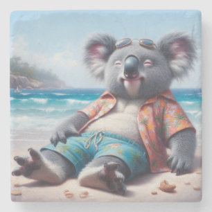 Porta-copo De Pedra Koala Beach