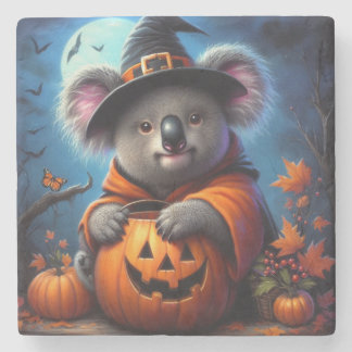 Porta-copo De Pedra Koala Halloween Costume