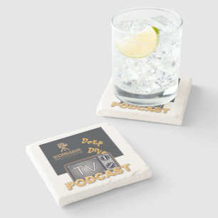 Porta-copo De Pedra Korman Productions Deep Dive TV Podcast