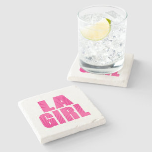 Porta-copo De Pedra LA Girl