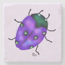 PORTA-COPO DE PEDRA LADYBUG ART