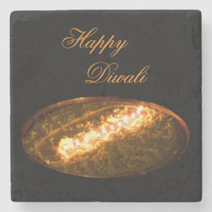 Porta-copo De Pedra Lâmpada de Manteiga Tibetana