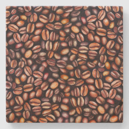 Porta-copo De Pedra Lápis De Café De Feijão De Desenho, Castanho Russo