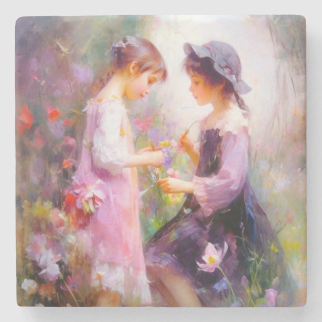 Porta-copo De Pedra Lavanda (Frente)