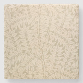 Porta-copo De Pedra Leaf e Branch Pattern (por William Morris)